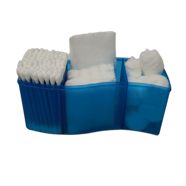Kit de limpieza cotonetes, toallas y algodones con estuche