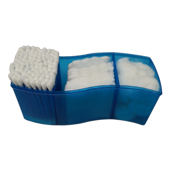 Kit de limpieza cotonetes, toallas y algodones con estuche