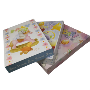 Cajas De Regalo Plegables Infantiles Baby Shower Pack 3pz