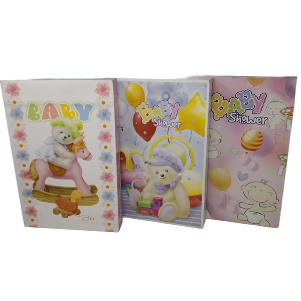 Cajas De Regalo Plegables Infantiles Baby Shower Pack 3pz