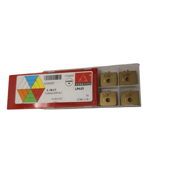Inserto de carburo Ceratizit LP025 ASC150 pack 10pz