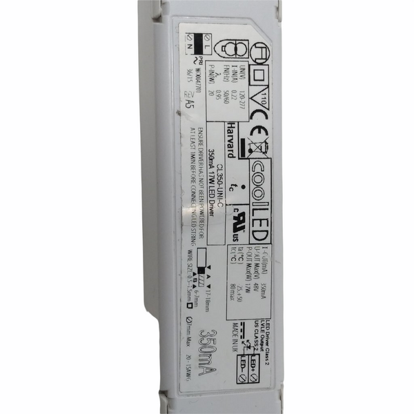 CONTROLADOR LED DRIVER PARA LED CL350-UNI-C 17W 350mA