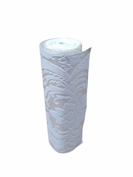 Rollo Papel Tapiz Estampado 52cmx30m Jffrabrics Beige/ Blanco