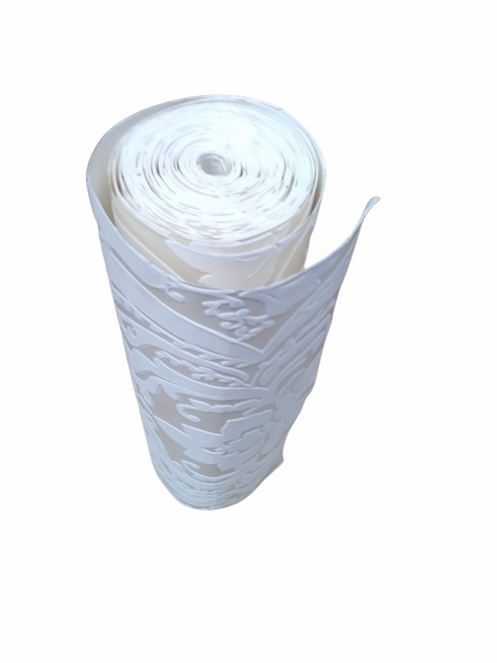 Rollo Papel Tapiz Estampado 52cmx30m Jffrabrics Beige/ Blanco