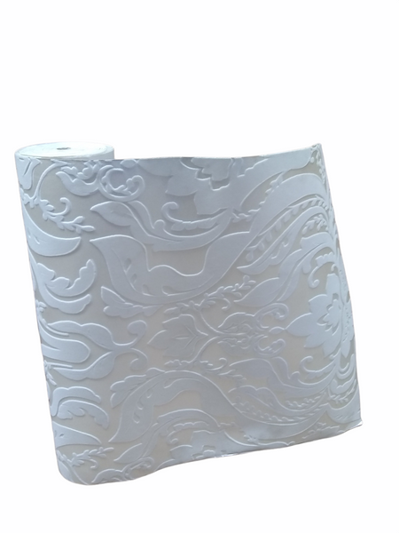 Rollo Papel Tapiz Estampado 52cmx30m Jffrabrics Beige/ Blanco