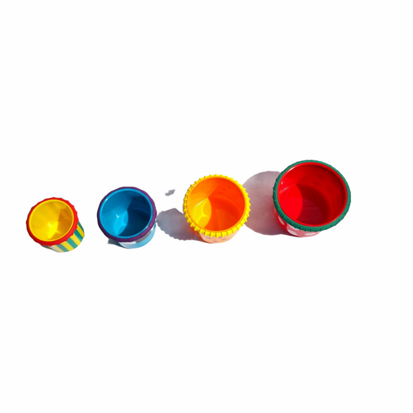 Juego De Vasos Logicos Didacticos Para Bebes Juguete Niños