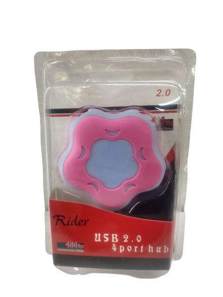 Usb Hub Multiconector Puertos Usb 2.0 Marca Rider Estrella
