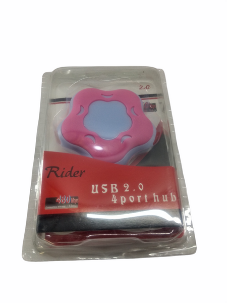 Usb Hub Multiconector Puertos Usb 2.0 Marca Rider Estrella