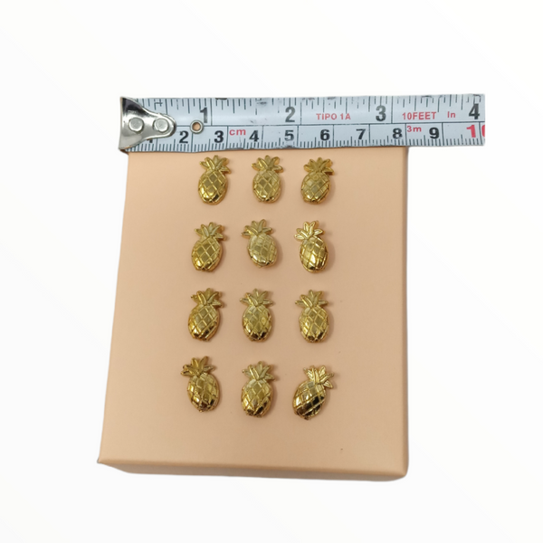 Push Pin Forma Fruta Tachuela P/corcho Paq De 9 Y 12 Piezas