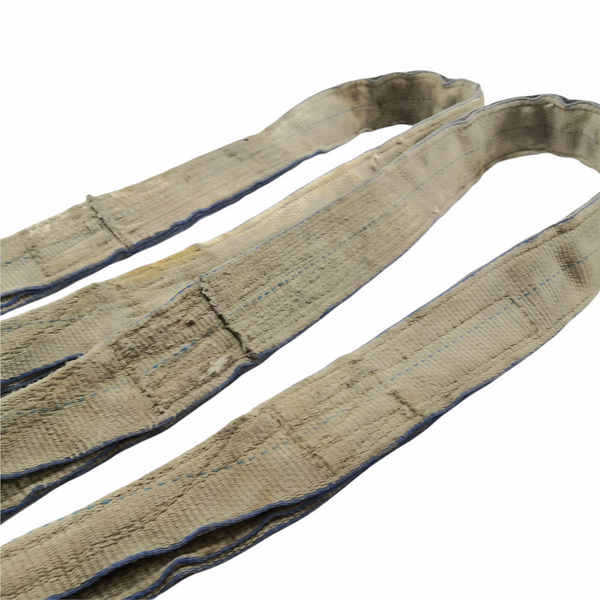 Eslinga Poliester Ojo a Ojo 1.80m x 8cm Usada Pack 2pza