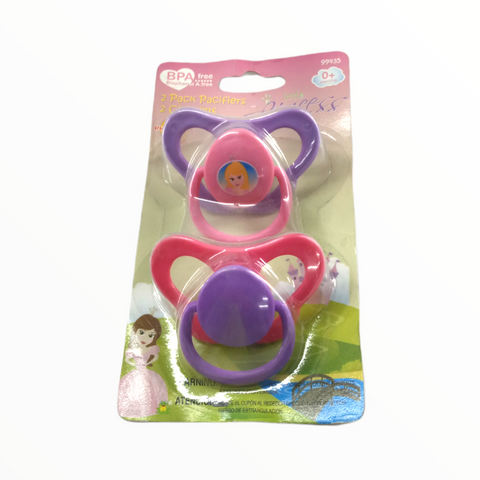 Paquete 2 Chupones Para Bebe Princesa Bpa 0 Meses