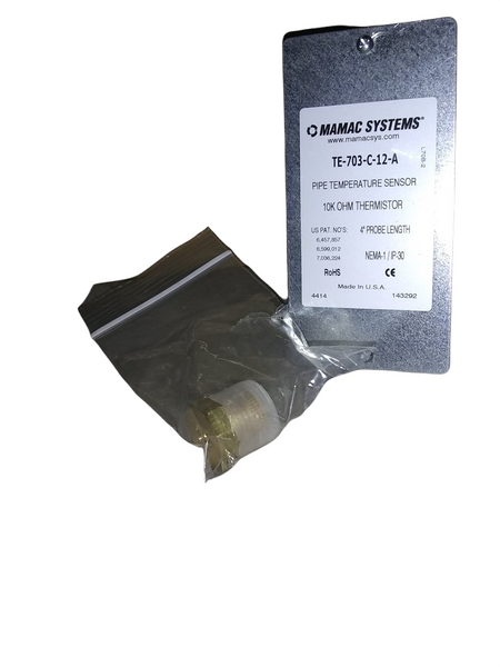 Sensor De Temperatura Termistor 10k Sonda 4 In Con Gabinete
