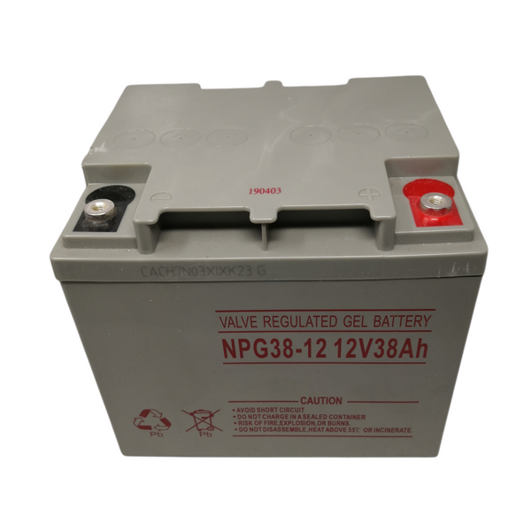 Batería Gel Regulada por Válvula NPG38-12 12V 38Ah