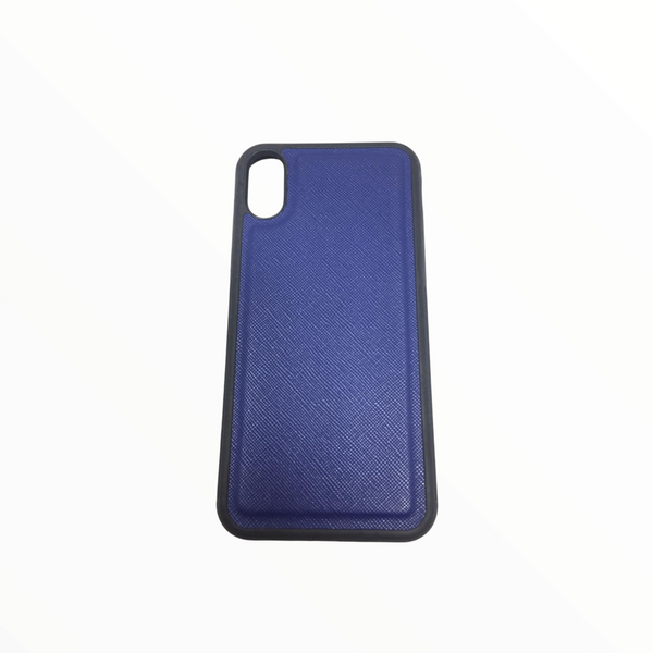 Funda Dura Generica para iPhone X Celular Piel Saffiano Colores