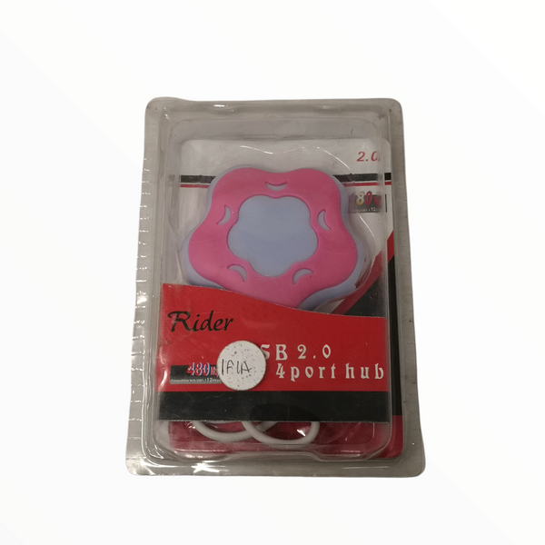 Usb Hub Multiconector Puertos Usb 2.0 Marca Rider Estrella