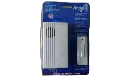 Timbre De Puerta Campana Musical Inalambrico 45m Angelo