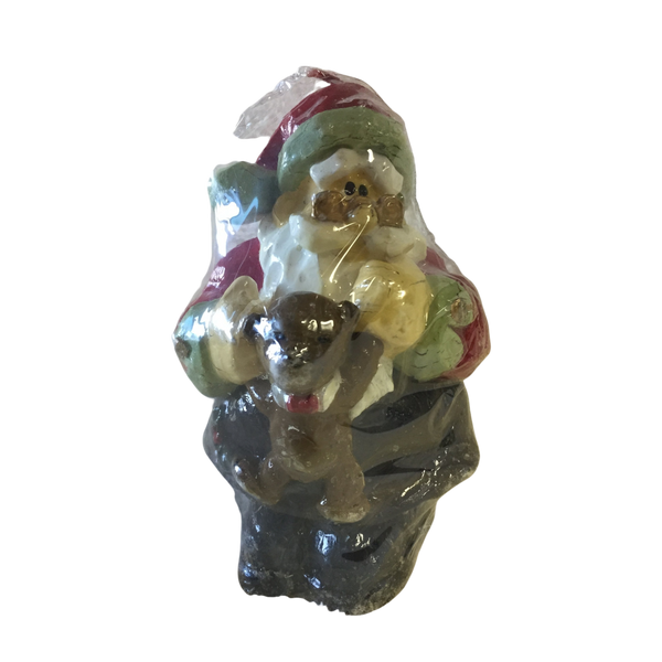 Vela navideña forma de Santa Claus