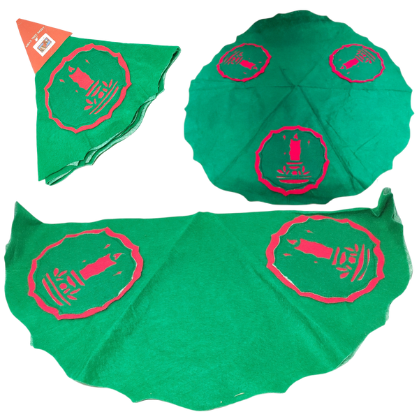 Pie Base Árbol Navideño Tapete Navidad Santa Treasures 86cm