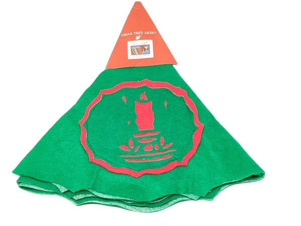Pie Base Árbol Navideño Tapete Navidad Santa Treasures 86cm