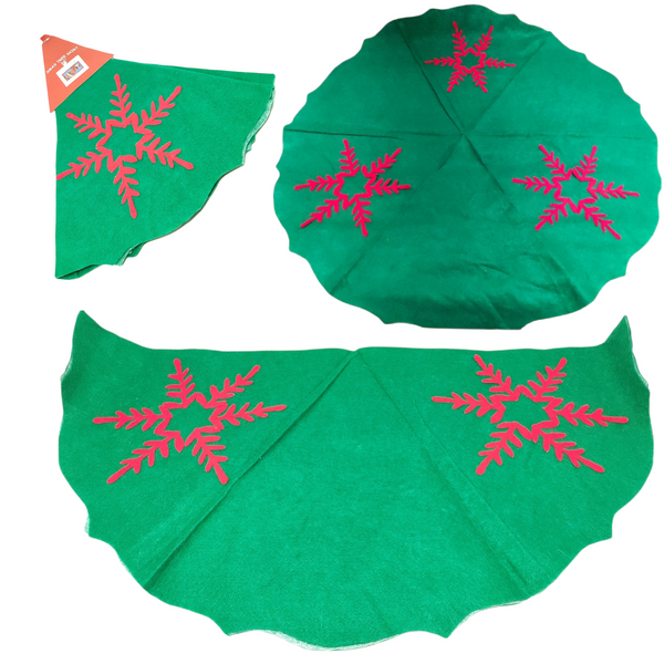Pie Base Árbol Navideño Tapete Navidad Santa Treasures 86cm