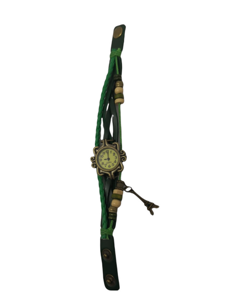 Reloj Vintage dije torre pulsera dama brazalete pack 4 pzs