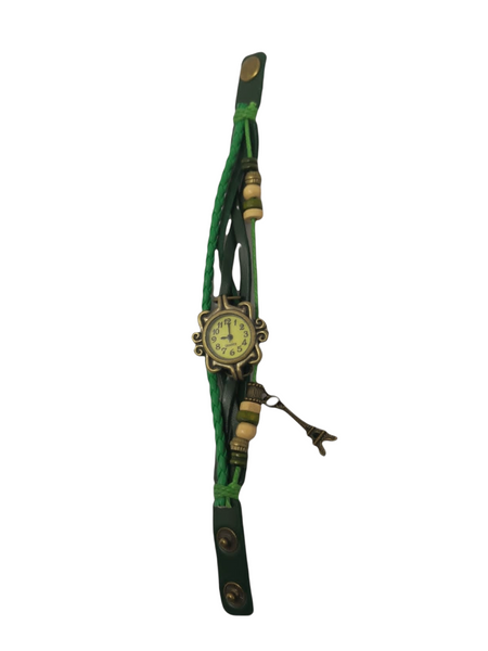 Reloj Vintage dije torre pulsera dama brazalete pack 4 pzs