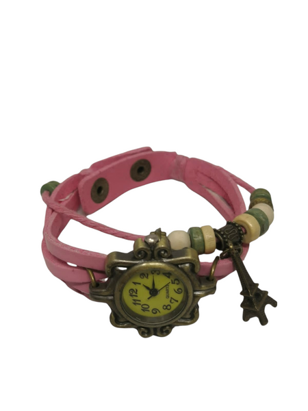 Reloj Vintage dije torre pulsera dama brazalete pack 4 pzs