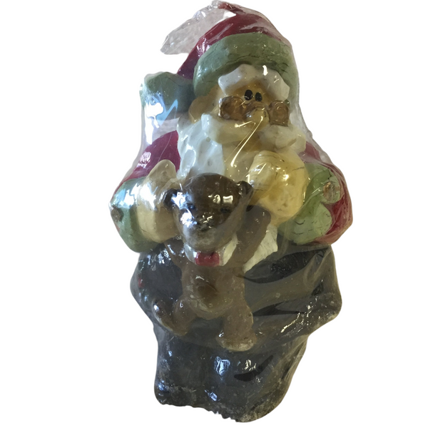 Vela navideña forma de Santa Claus