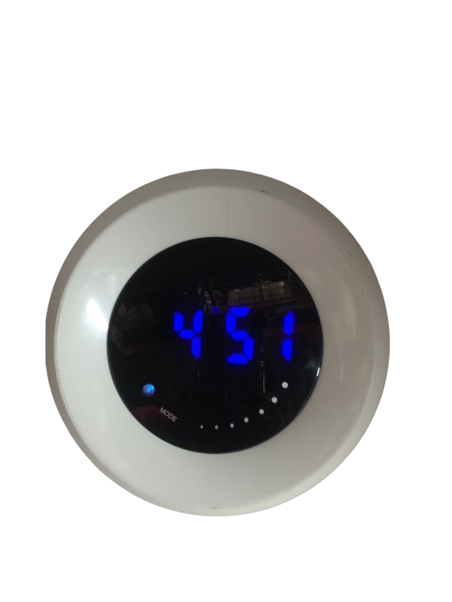 Reloj Digital De Escritorio Lámpara Siete Colores Diferentes