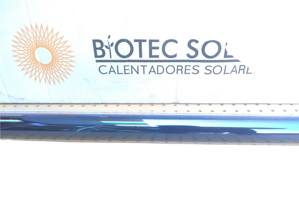 Tubo De Vidrio Al Vacío Calentador Solar 1800x58mm Repuesto BIOTEC SOLAR
