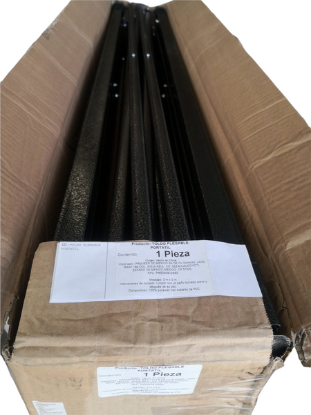 Toldo plegable portátil ultra ligero de acero 3X3M