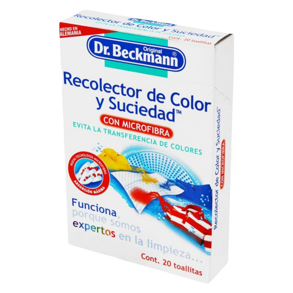 individual Toallas Recolectoras Color Y Suciedad Dr Beckmann 20pza