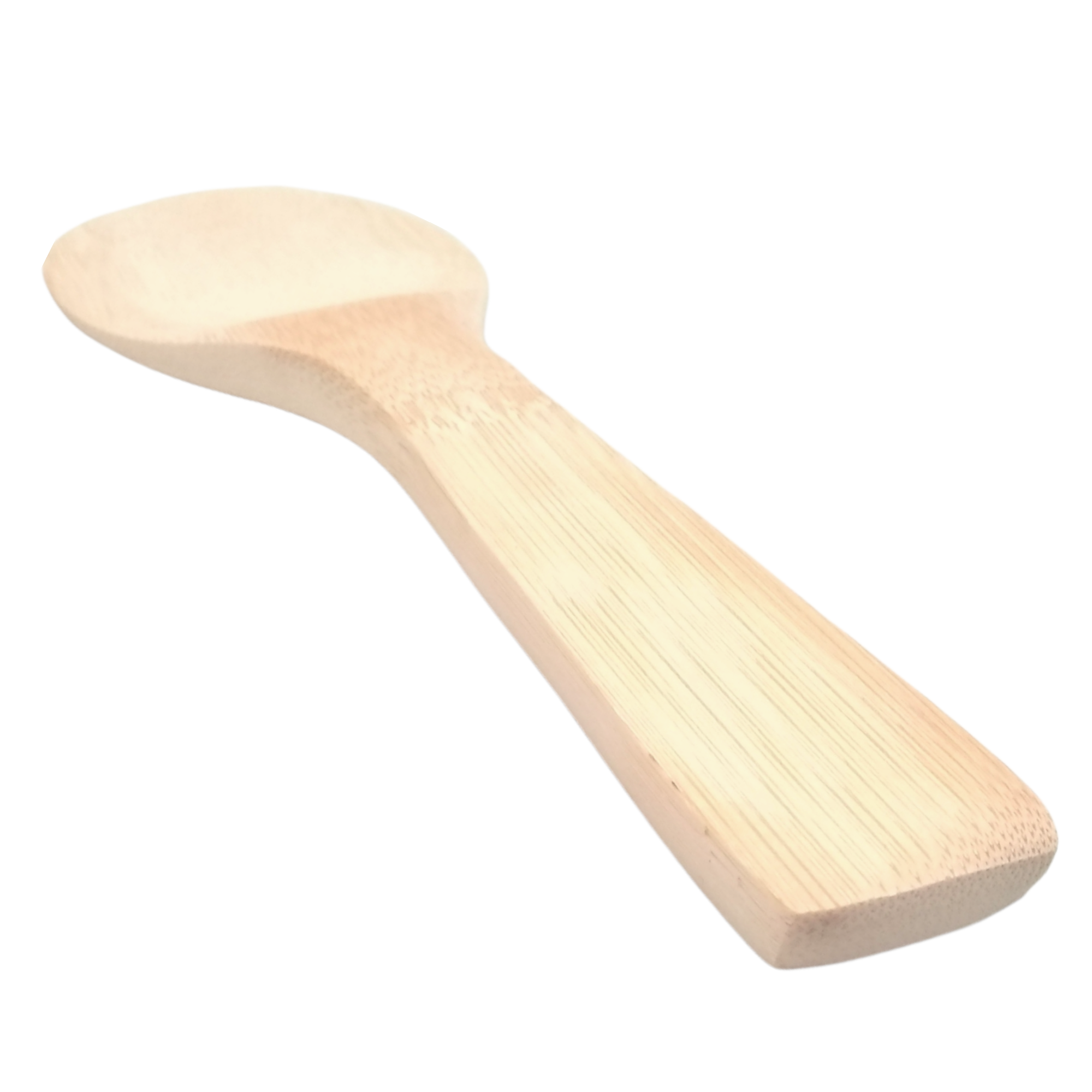Espatula Pala Madera Natural Bambu Cuchara Cocina Pack 5pz