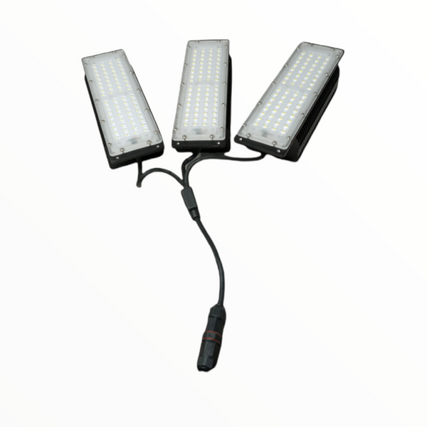 Set tres lámpara de inundación luz led