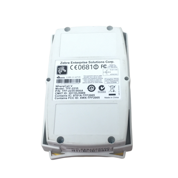 Zebra Wherecall Vtff-2235 Sistema De Localización En Tiempo