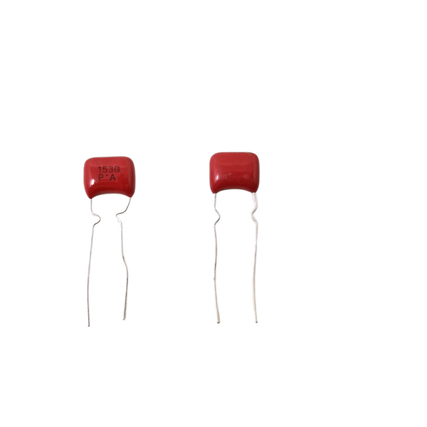 Capacitor 153 G P.A poliéster tira con 50 pz