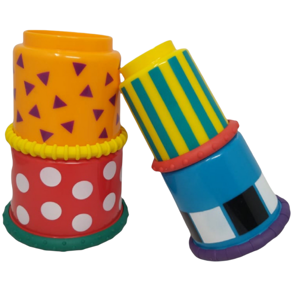 Juego De Vasos Logicos Didacticos Para Bebes Juguete Niños
