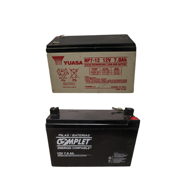 Baterías Pila recargable 12V 7Ah YUASA Complet