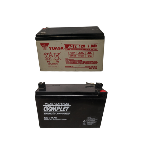 Baterías Pila recargable 12V 7Ah YUASA Complet