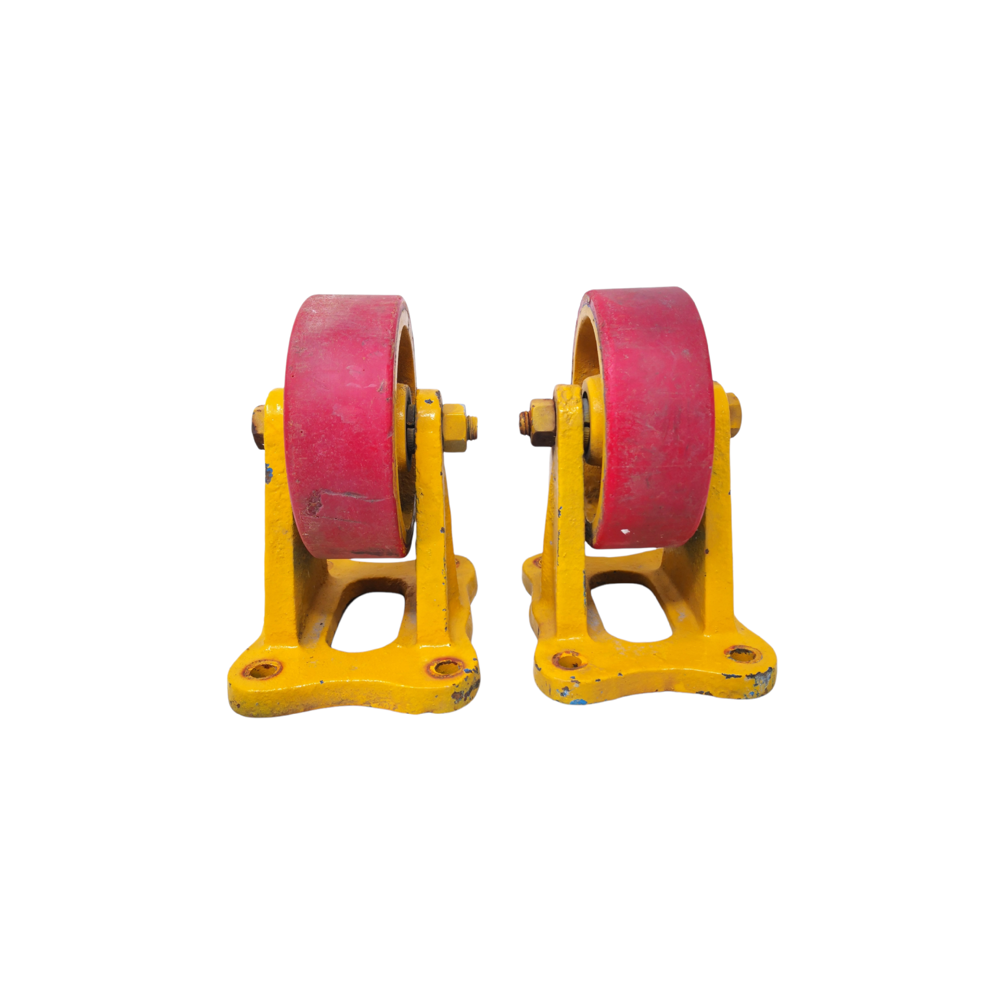 Llanta industrial plástico solido 5pulg Patin pack 2pz