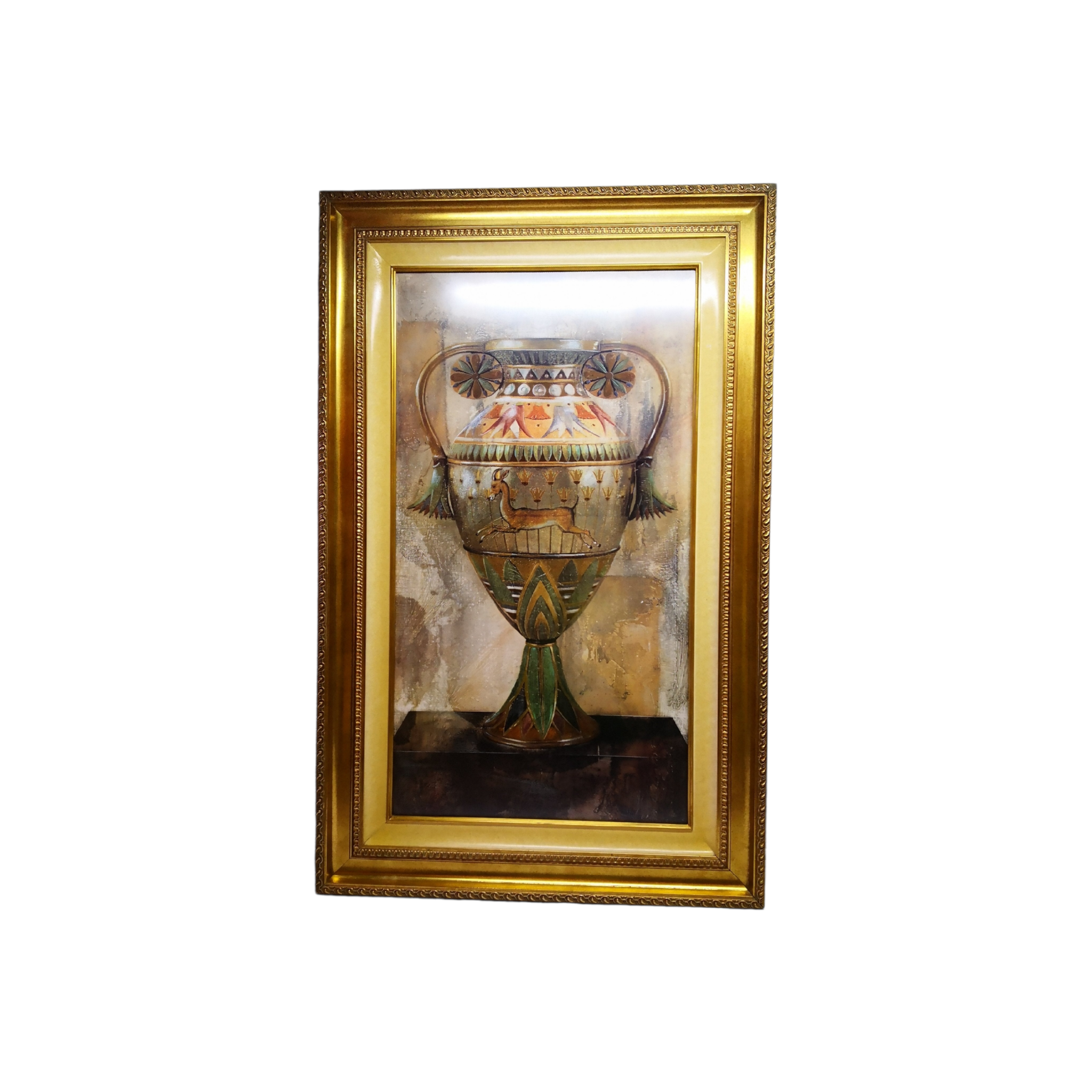 Cuadro Litografia Marco decorativo Champollion Egyptien 77x93