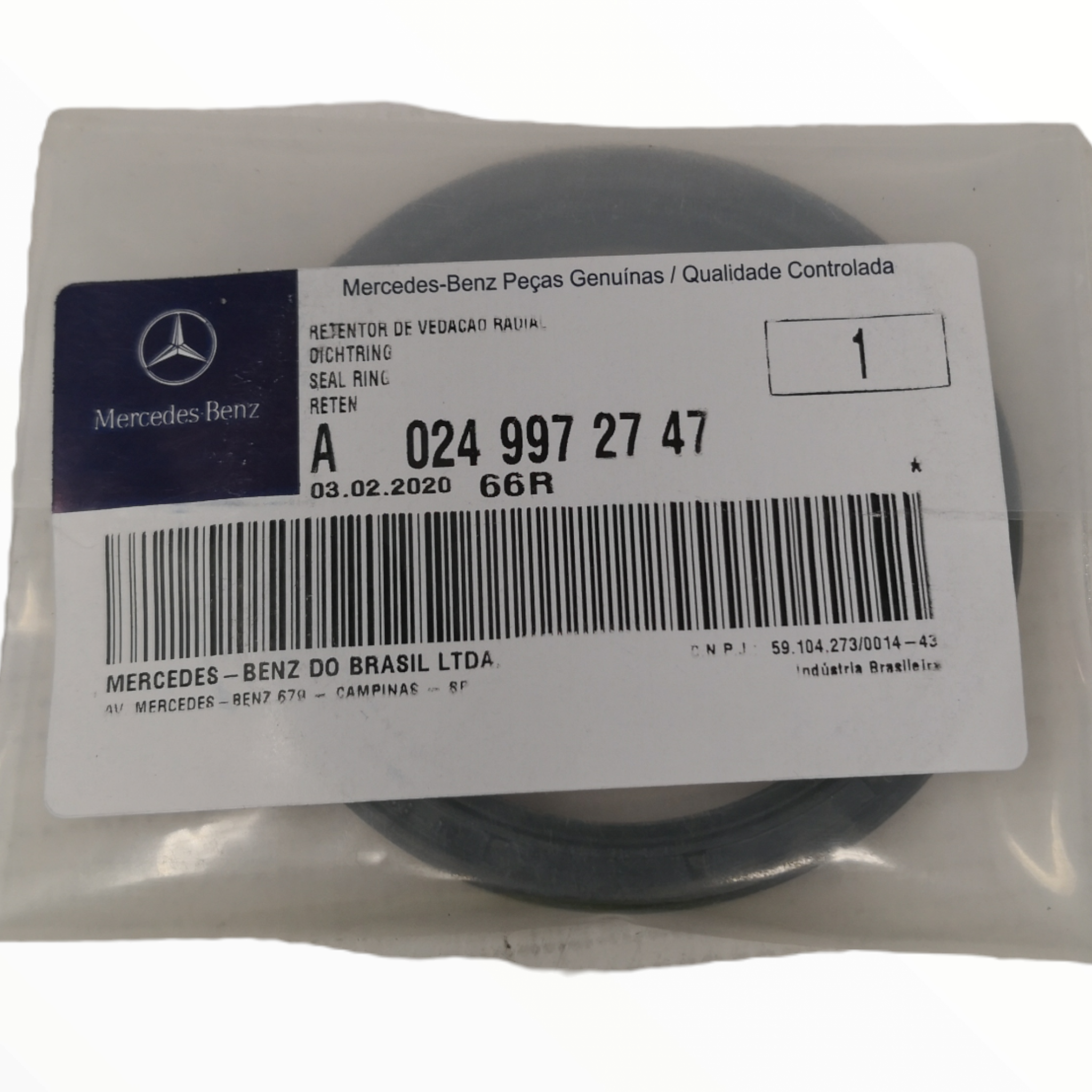 Reten Sello Radial Mercedez-Benz Seal Ring
