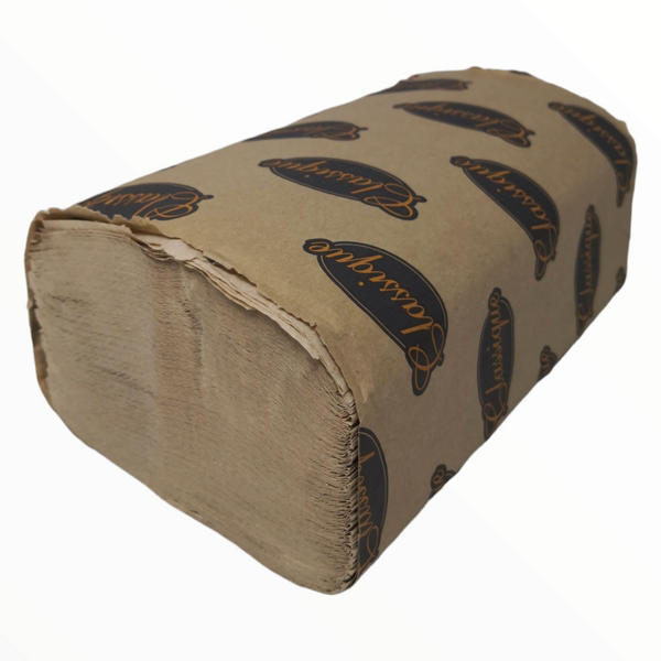 Toalla Papel Seca Mano Kraft un doblez caja 4000pz classique