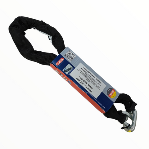 Cadena de acero ABUS alta seguridad anti robo funda 8KS 85cm