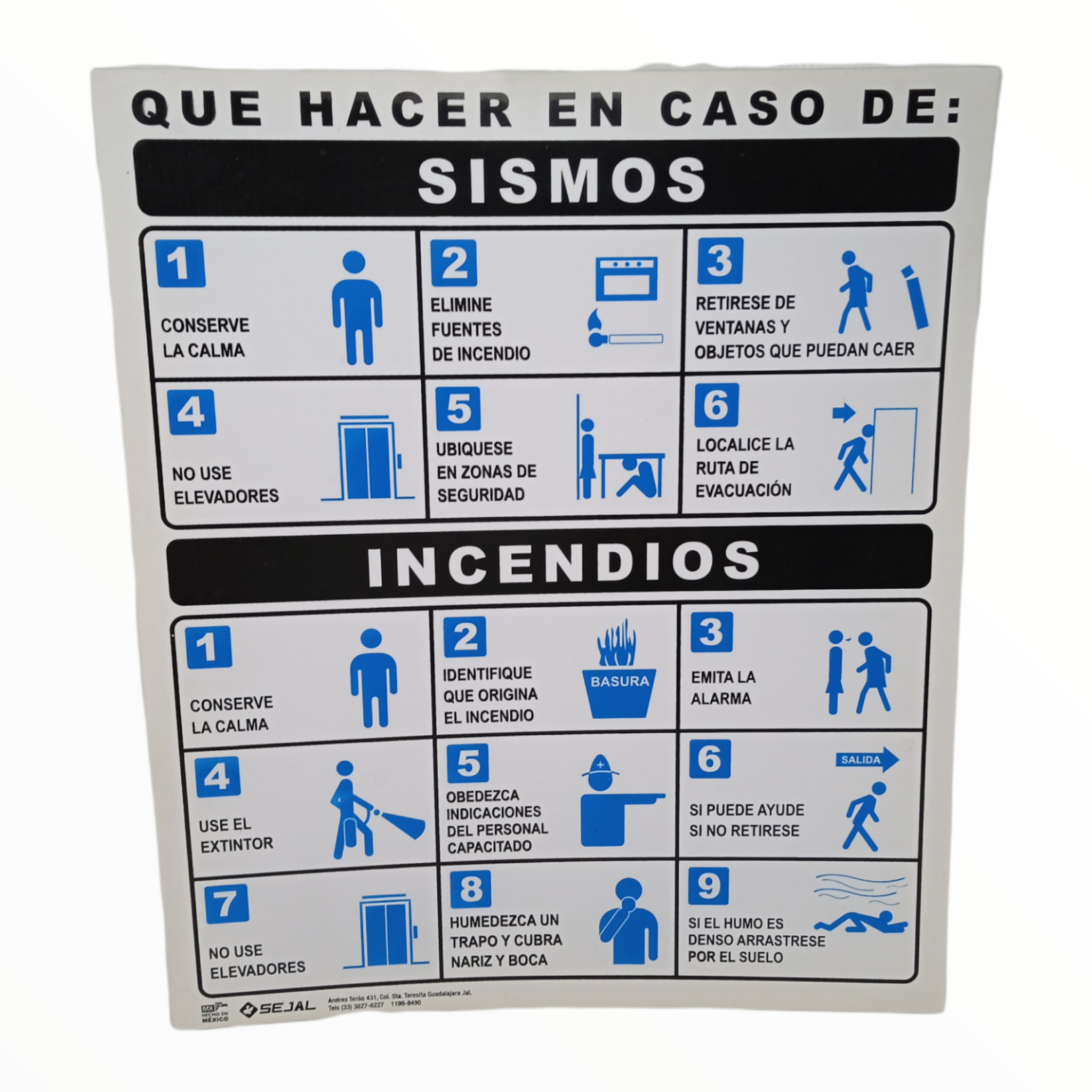Señalética Varios modelos Carteles 38x30 cm Pack 10pz.