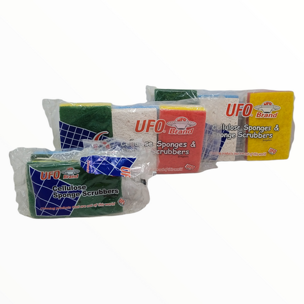 Esponja fibra para Lavar trastes cocina Surtido Pack 6 pza