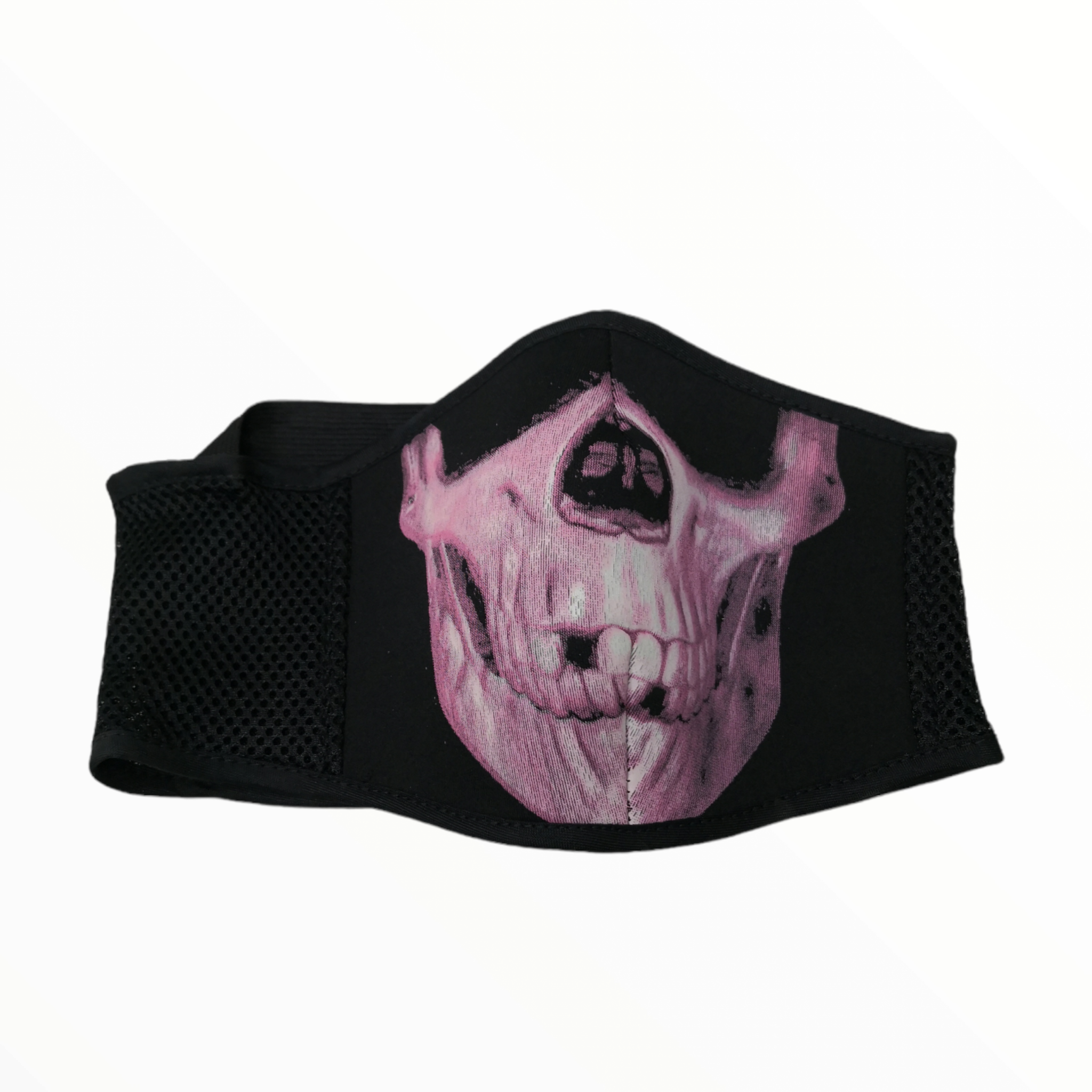 Cubrebocas Moticicleta Moto Biker Diseño Calavera Negro
