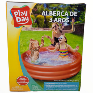Alberca Piscina Inflable Infantil Niños 3 Aros 165 X 35 Cm.