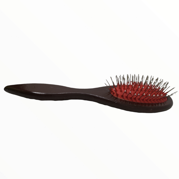 Carda Cepillo Madera para Mascotas Limpieza Grooming Brush