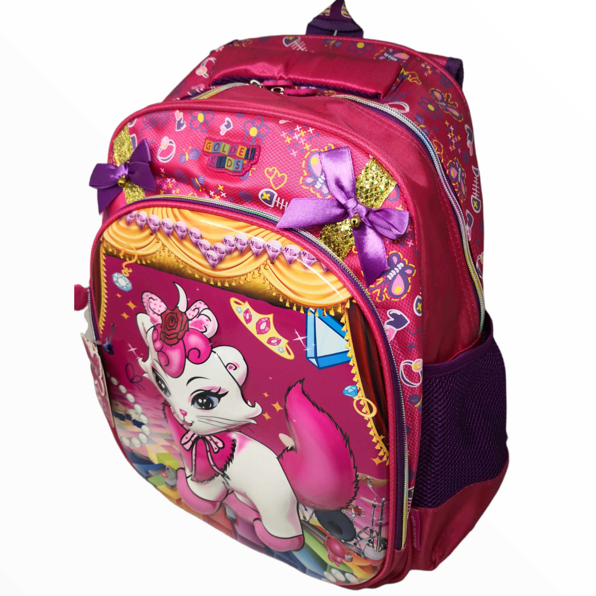 Mochila Escolar Infantil Unisex Modelos R u z Golden Kids